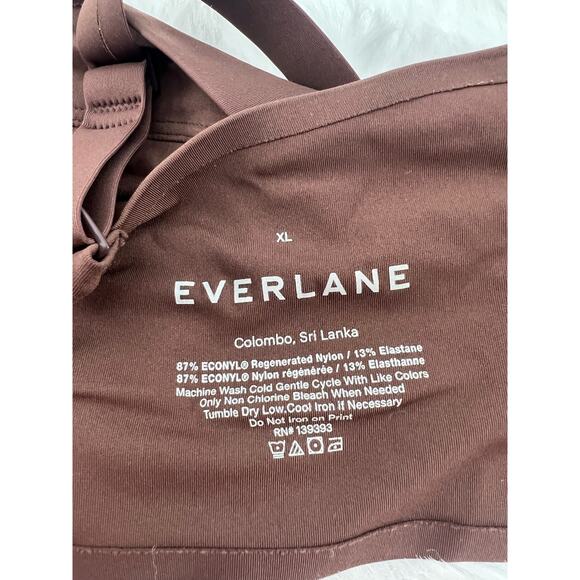 EVERLANE The Invisible Bra Dark Tan Size XL - Picture 6 of 7